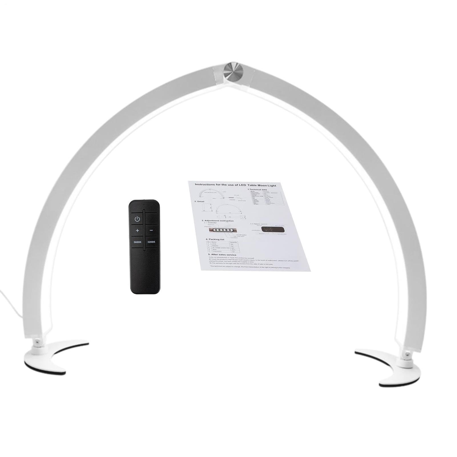 Luz de Mesa para Uñas Ajustable y Plegable
