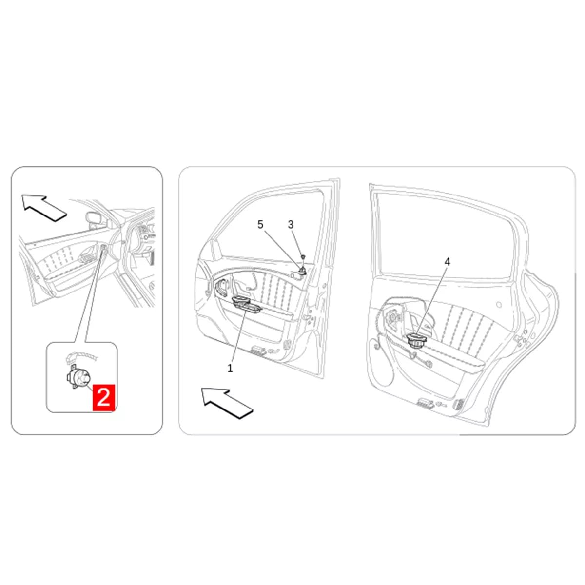 Rear-View Wing Mirror Control Switch Cover for Maserati GranTurismo 2008-2019