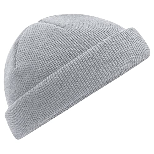 Beechfield B43R Recycled Mini Fisherman Beanie - Light Grey