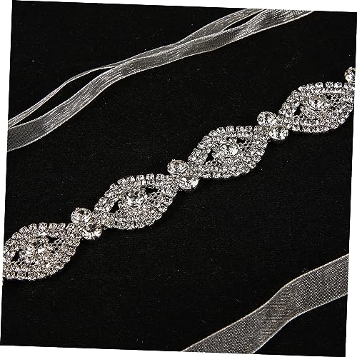 NOLITOY Bridal Rhinestone Belt for Wedding Dresses Elegant Sash for Bride Bridesmaid Stylish Waist Accessory for Formal Dress for Special Occasions 6