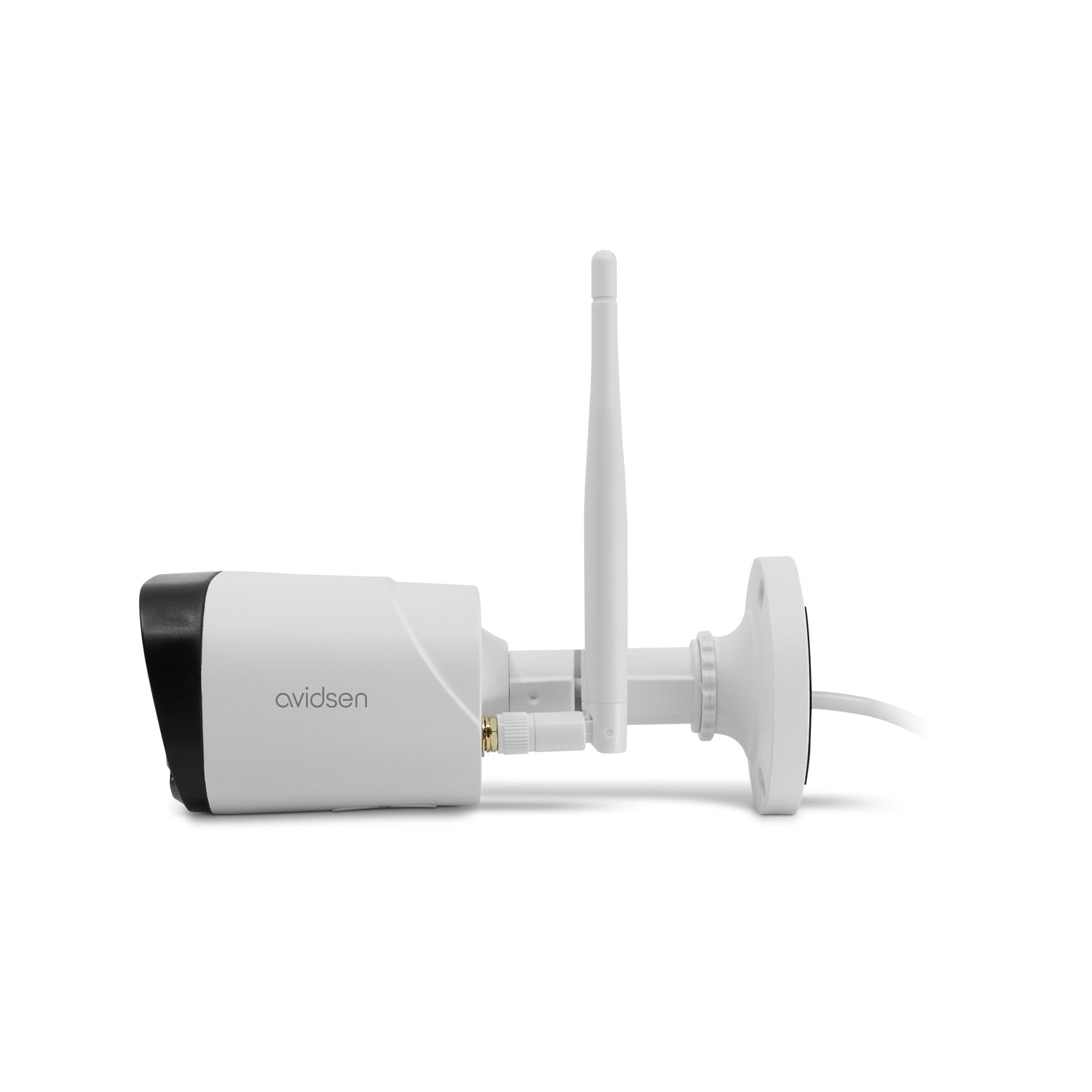 Avidsen Cámara de Vigilancia WiFi Exterior Full HD con Visión Nocturna | Full HD 1080p, visión nocturna 25 m, IP66, detección de movimiento, audio bidireccional, modo privado y microSD 128 GB.