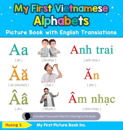 My First Vietnamese Alphabets Picture Book with English Translations ...