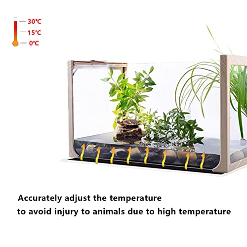 Fipasen Reptile Heating Mat, 2Pcs Reptile Heating Pad With Temperature Adjustment For Reptiles Tortoise Snakes Lizard Gecko Hermit Crab Amphibians - Removable Terrarium Heat Mats thumb #5