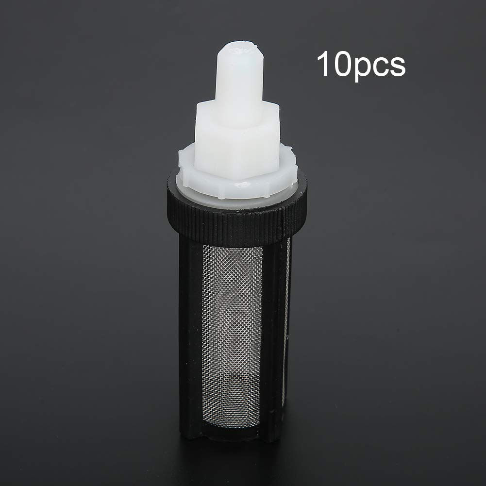 10 pz Micro Pompa Filtro Rete In Acciaio Inox Acquario Pompa Acqua Filtro Filtro Rete Tubo per 7mm 8mm Tubo Pompe Sommergibili
