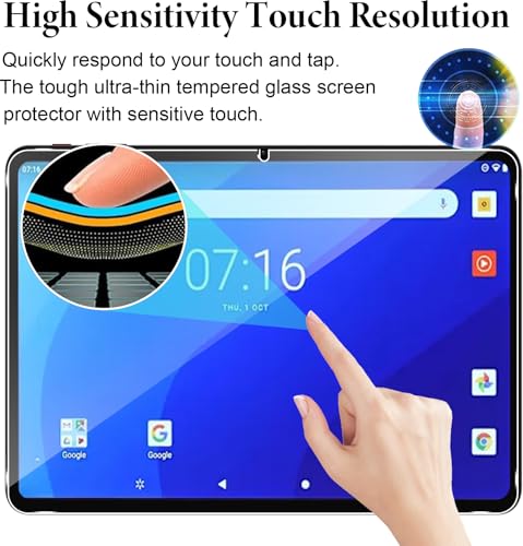 Murmure 2 pack protector pantalla para tablet Onn 10.1" miniatura 4