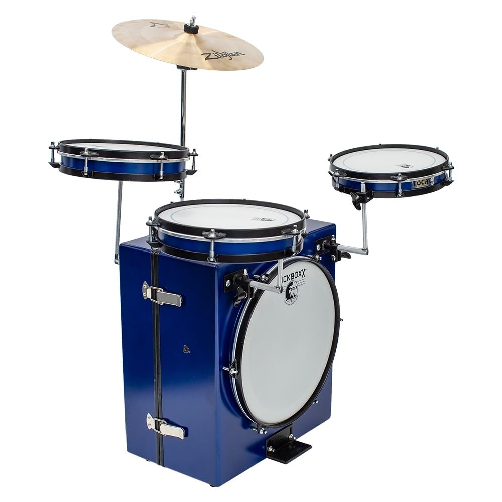 Amazon.com: Toca Percussion KickBoxx Pro Suitcase Drum Set