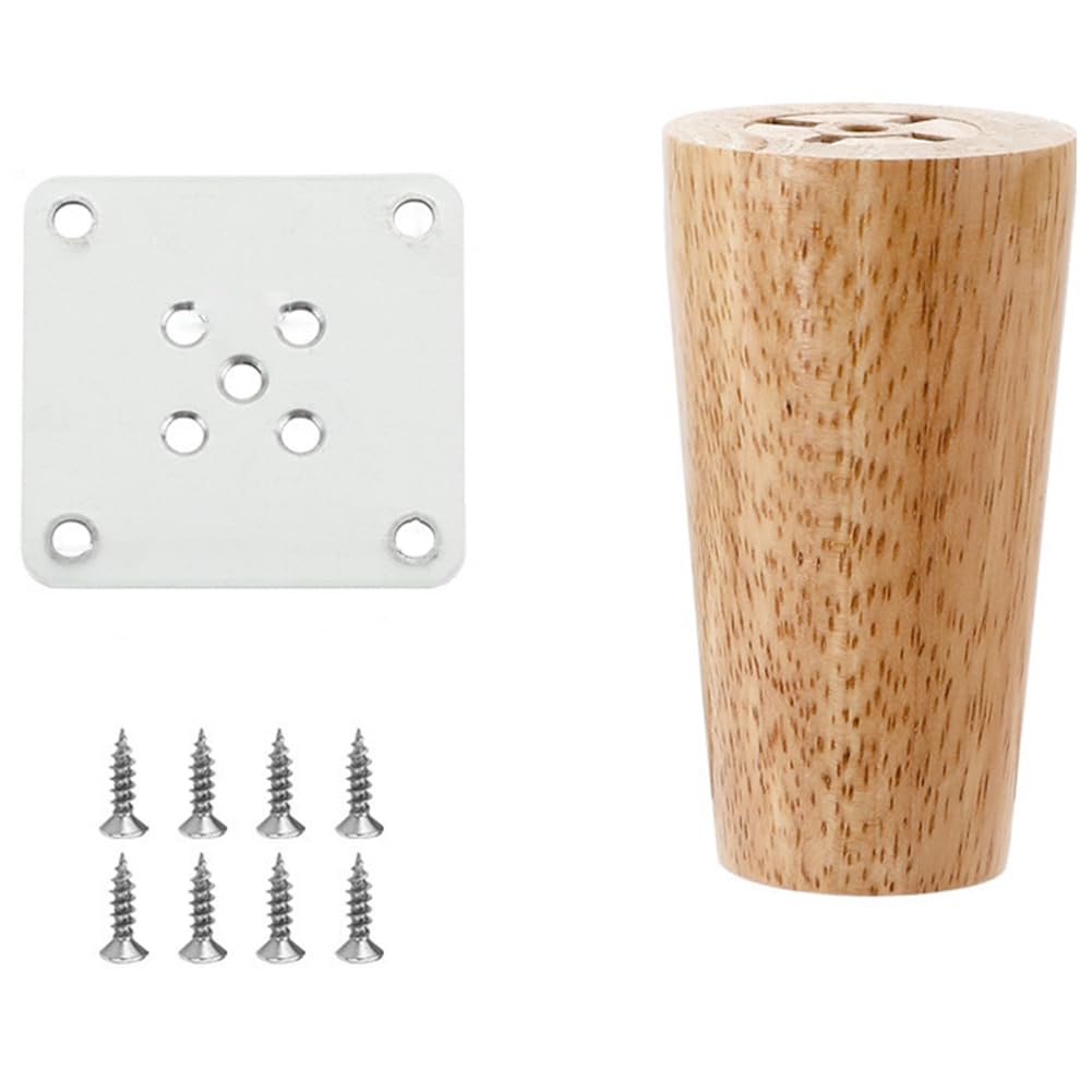 Hndhbfgrt Replacement Feet for Wooden Furniture Tapered Feet Stool Sofa Table Computer Desk Furniture Legs Furniture Accessories