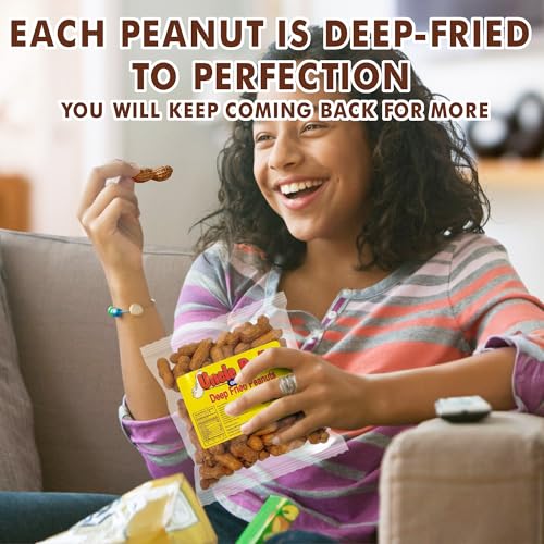Image of Uncle Bud's Deep Fried Peanuts, Old Bay Flavor - 2 Pack