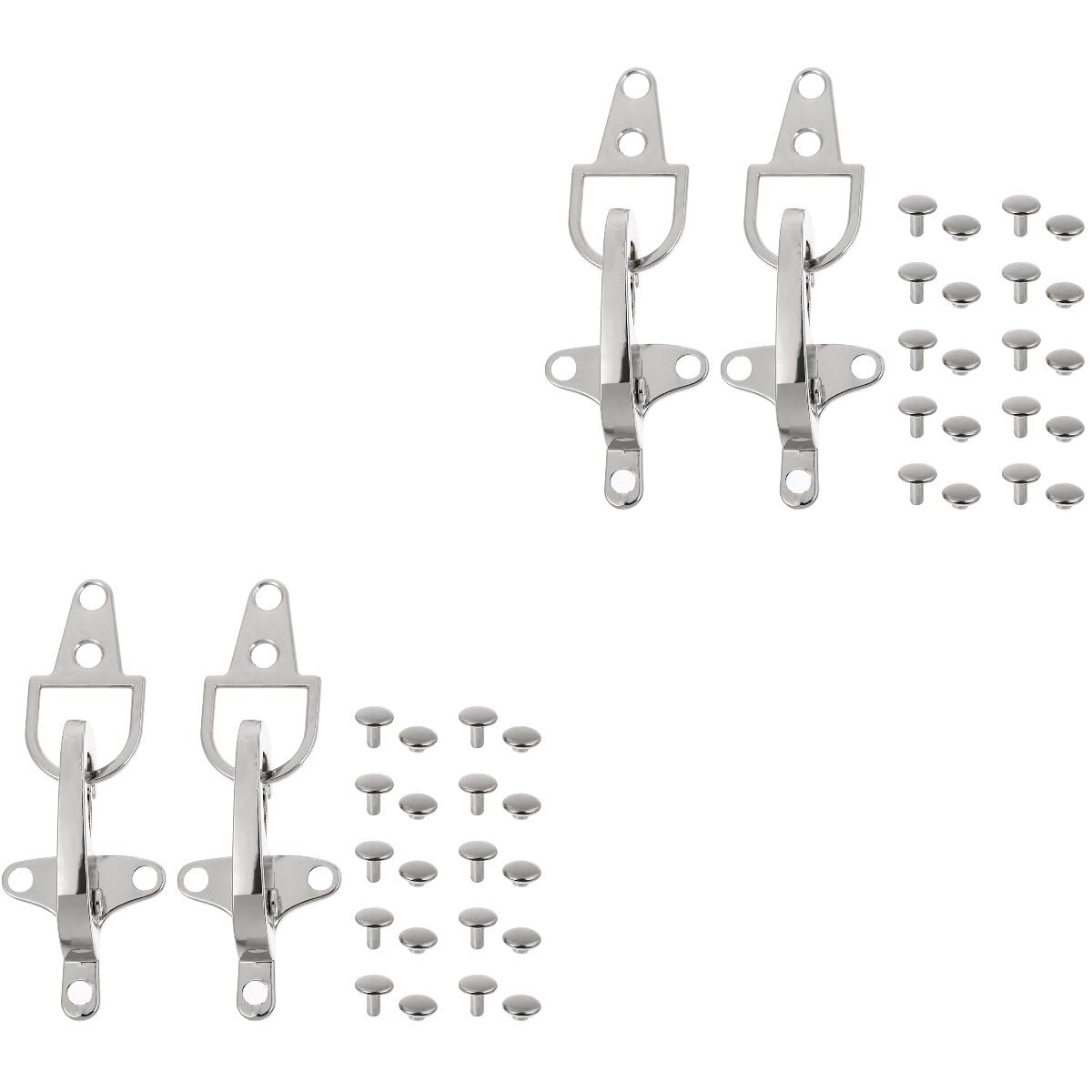 BESTYASH 4paia Fibbie Decorative Per Cinture Da Cappotto Da Fibbia in Metallo Per Giacche Abbigliamento Resistenti Accessorio Multifunzionale Per Stile Funzionalità