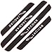 Price comparison product image 4 Pcs Car Carbon Fiber Door Sill Protector Kick Plates for Jaguar XE XF XJ XEL XFL XJL, Auto Welcome Pedal Scuff Anti Scratch Anti-Dirty Stickers