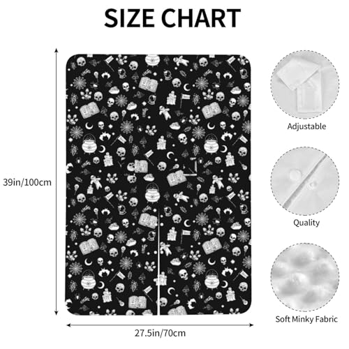 Image of Gothic Baby Car Seat Canopy Cover Multi Use Nursing Cover for Mom Nursing Covers Newborn Goth Shower Gift