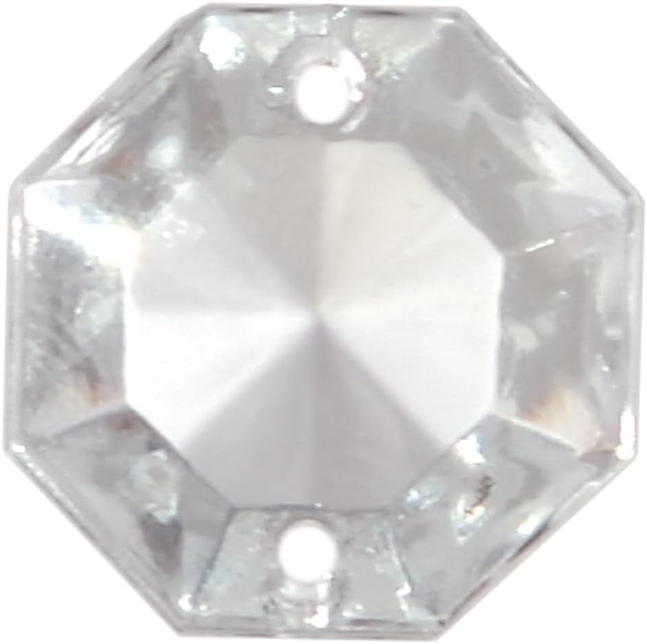 B&P Lamp BrilliantCut 17/32 Inch (14MM) Clear Faceted Crystal Bead
