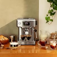 Cecotec Espressomaschine Power Espresso 20 Barista Compact, 1465 W, Thermoblock, 20 bar, Verdampfer, 2 Kaffeetassen, abnehmbarer Wassertank 1,8 l, Tablett zum Aufwärmen von Tassen – Ansicht 2
