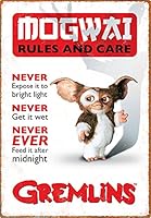 Algopix Similar Product 17 - AQUARIUS Gremlins Rules Tin Sign