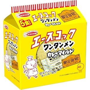 エースコック ワンタンメンカレーマイルド (95g ×5食) ×6個" 