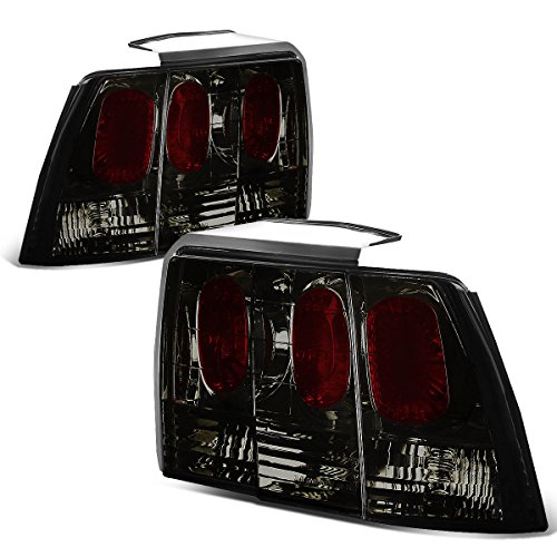DNA MOTORING TL-AT-FM99-SM Tail Light Assembly Driver & Passenger Side [Compatible with 99-04 Mustang]