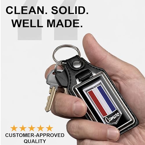 Image of Brotherhood Car Key Chain for Camaro - Classic Models Keychain for Men and Women Gift Key Ring - -