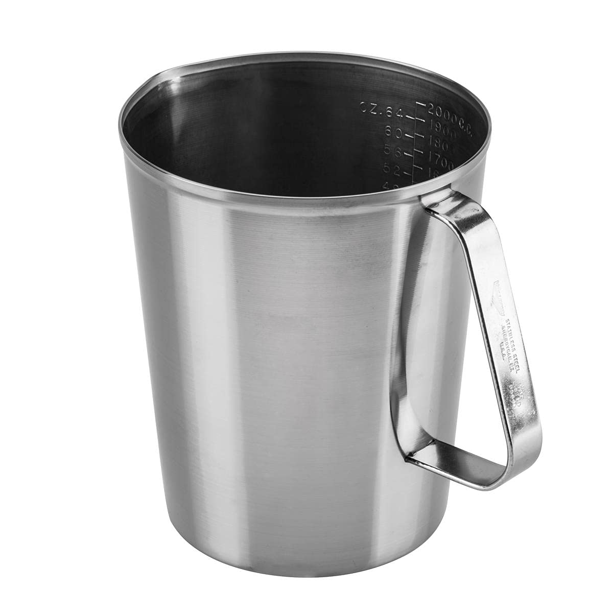 Amazon.com: S/S Graduated Measuring Cup, 2 Qt: Home & Kitchen
