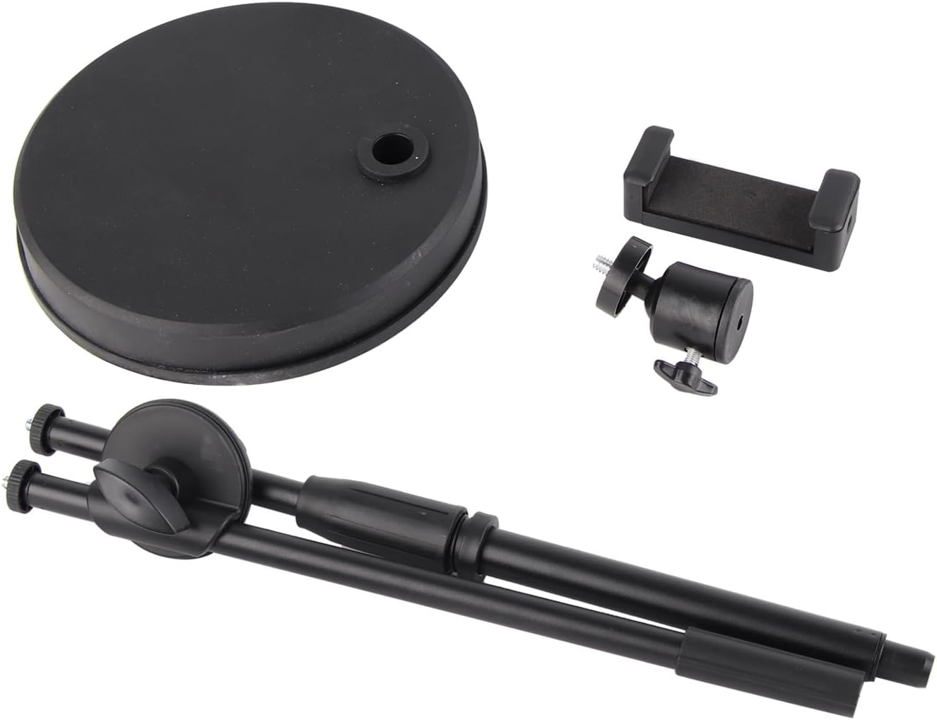 Copy Stand Cellphone Tripod Overhead 41×17×8 Desktop Photography Phone Bracket Arm Bracket Stand for Photo Video Fill Light Overhead Tripod for Phone Desktop