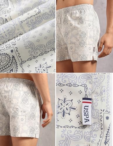 Image of U.S. Polo ASSN. Men's OEX12 Cotton Printed Inner Boxers - Pack of 1