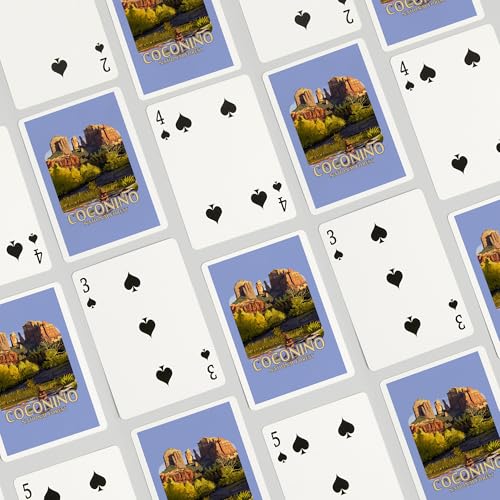 Lantern Press Naipes Poker 52 Cartas Coconino National Forest miniatura 4