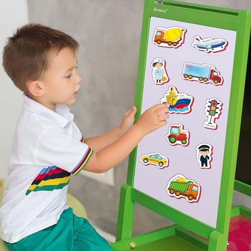 Little World RK93010-02 Large Set Of 24 Foam Fridge Magnets For Toddlers 1-3 - Refrigerator Magnets thumb #5
