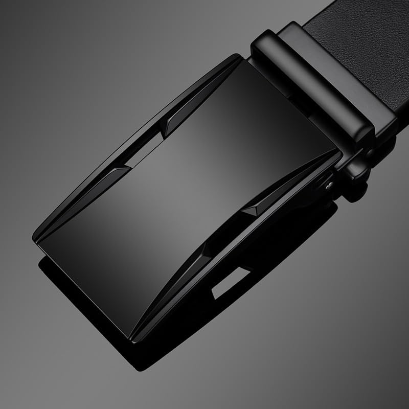 Belt Men's Leather Automatic Buckle Business Belt3