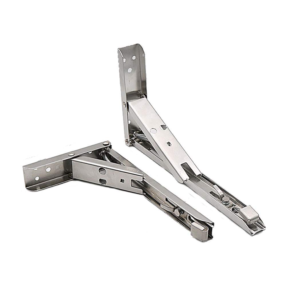 Buy MY1MEY Wall ed Folding Shelf Bracket, Pack of 2 90 Degree Angle