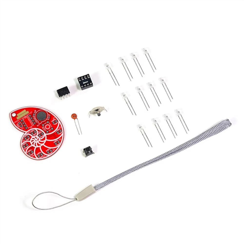 Littimoon for Electronic for Soldering Practice Kit DIY Soldering Learning Kit LED Shell Light Kit SMD SMT Learner Solder Kit