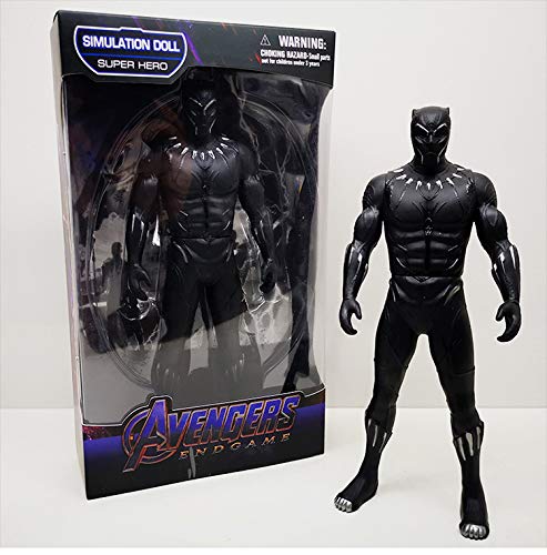 Black Panther Figura De Acción Avengers Popular Anime Modelo Estatua de PVC, Muñeca Coleccionable...