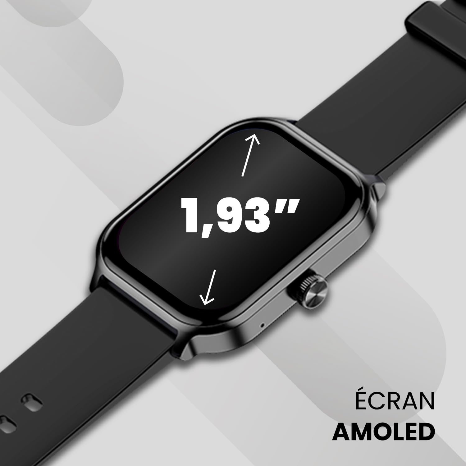 SPC SMARTEE Duo 3 - Montre connectée AMOLED 1,93", Beige | 2 bracelets, appels connectivité Bluetooth, autonomie 7 jours, 100 sports, IP68 et suivi via l'application SPC SMART YOU