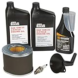 NorthStar Maintenance Kit for NorthStar 420CC Engines, 2 Qts. 10/30W Oil, 8-Oz. Fuel Additive, Funnel, Filter and Spark Plug, Model# 805644