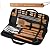 Honeydak 18 Pcs Christmas Grilling Gifts for Dad Stainless Steel BBQ Grill Tool Set for Men Best Dad Ever Grilling Accessories Gifts for Outdoor Grill Birthday Retirement Cooking Backyard Brown
