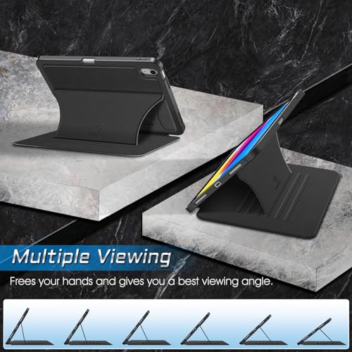 FINTIE Case Compatible with iPad 10th Generation 2022 (10.9 Inch), Multiple Angles Shockproof Rugged Cover with Pencil Holder - Image 3