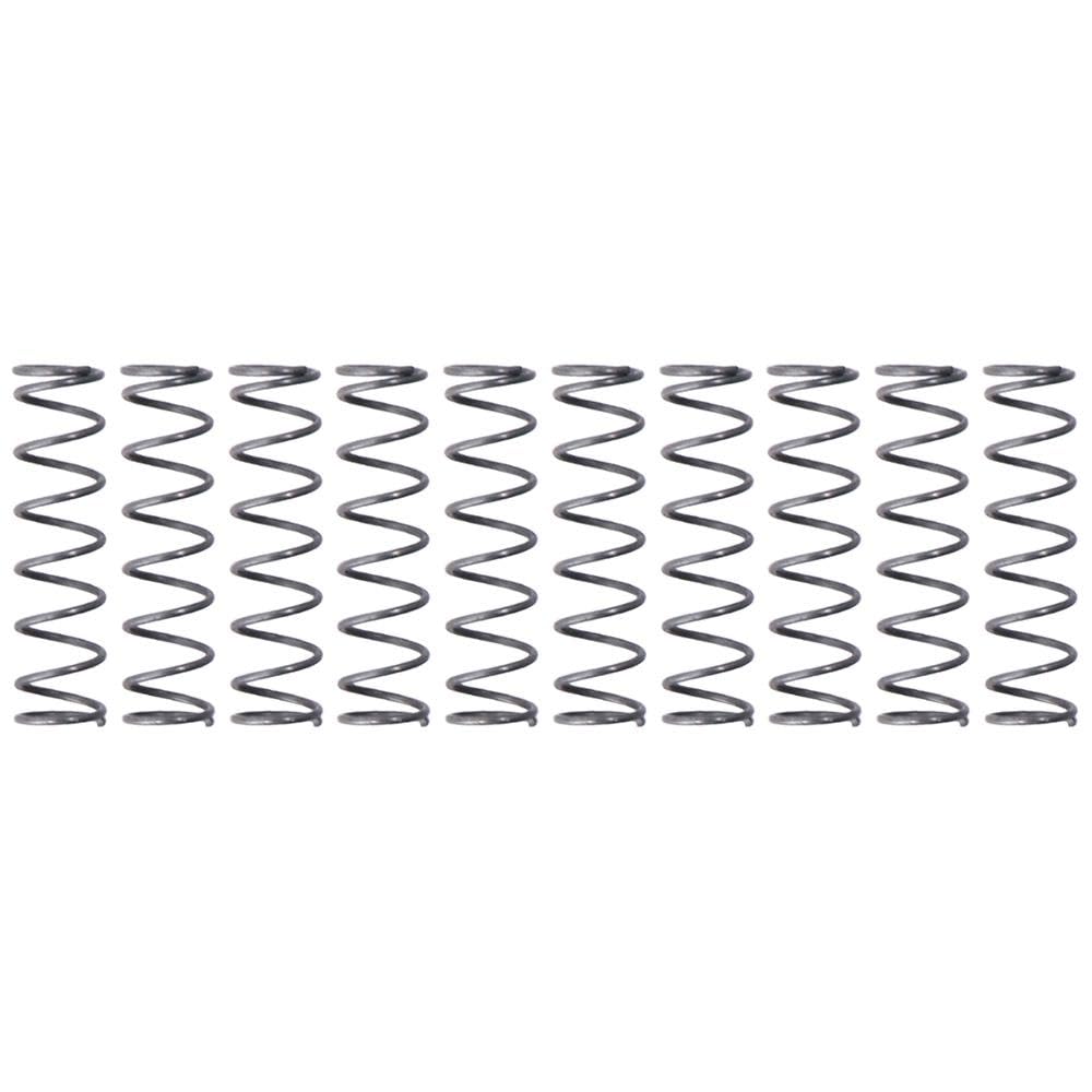 AllGIFT Extended Compressed Springs 10Pcs 0.8mm Wire Size Return Spring for Home Projects(0.8x8x20mm)