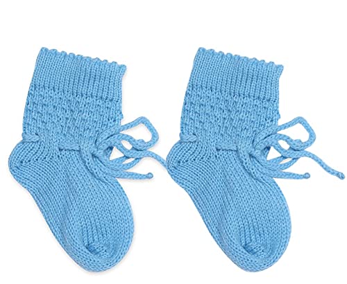 Image of CUBS & HUGS Baby-Boys Wool V-Neck Knitted Sweater Leggings Cap Booties