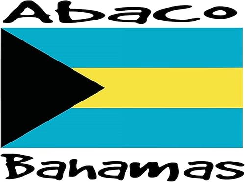 Miniatura 2 de CafePress Abaco Bahamas - Adhesivo ovalado para parachoques de coche