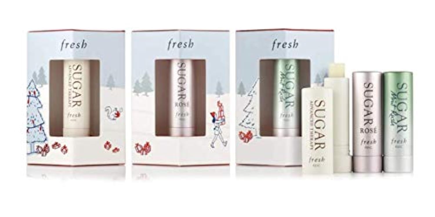Sugar Lip Treatment Moisturizing Trio - Advanced Therapy, Sugar Rose, Sugar Mint