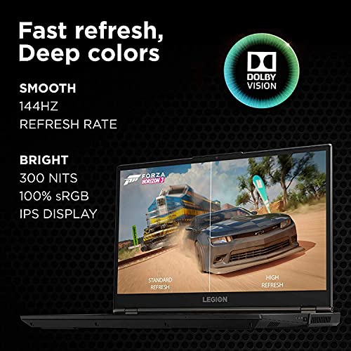 Image of Lenovo Legion 5 Gaming Laptop, 15.6 inch FHD IPS 300Nits 144Hz, AMD Ryzen 7 4800H, GeForce RTX 2060 6GB GDDR6, Windows 10, with Woov High Speed 6FT HDMI Cable Bundle (32GB RAM | 512GB PCIe SSD)
