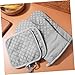 HOLIDYOYO Heat Resistant Oven Mitts and Pot Holders Set Silicone Baking Gloves Non-Slip Grip for Cooking Grilling and Baking Kitchen Tools for Home Chefs