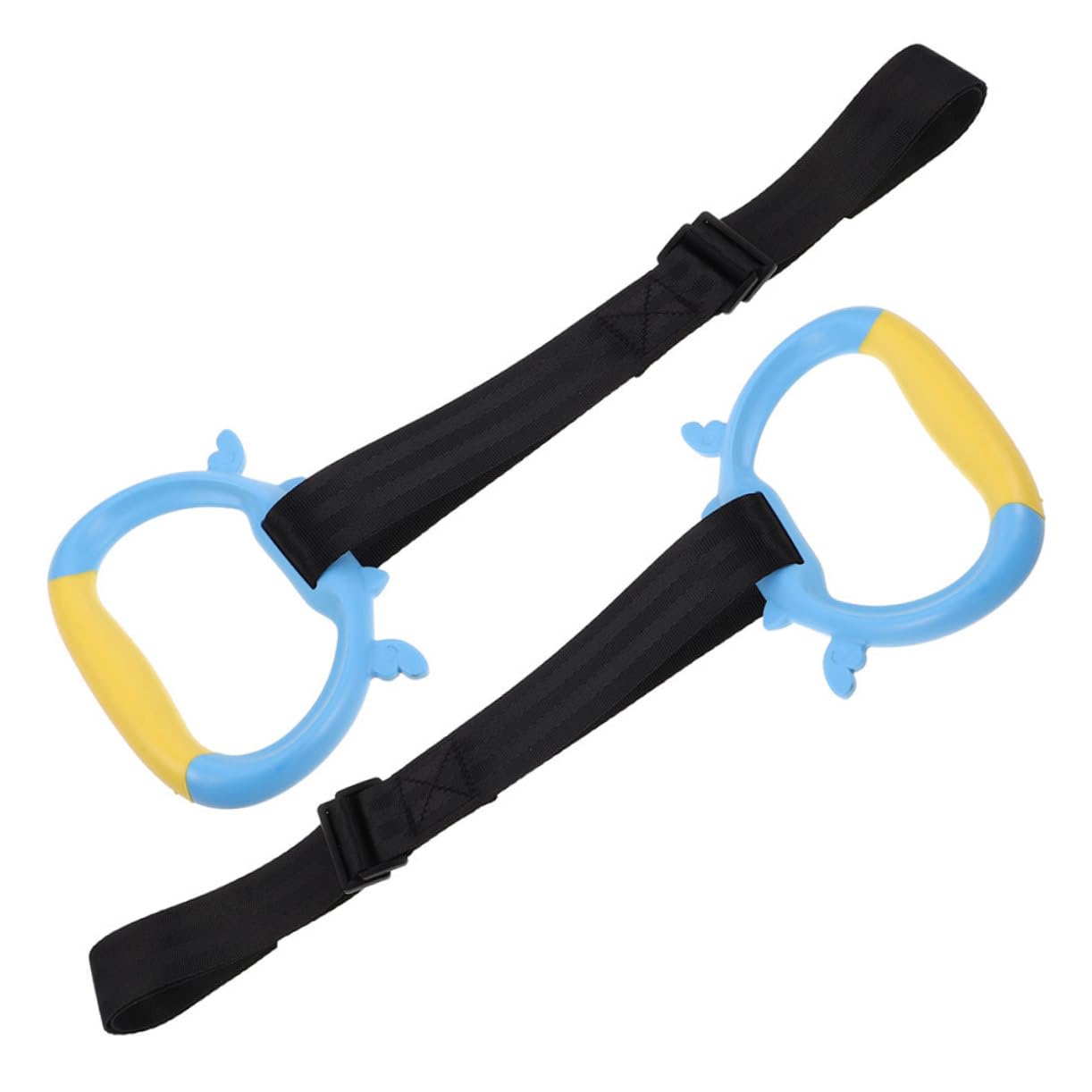 Hemoton Toddler Pull up Rings Boys and Girls Gymnastics Equipment Exercise Ring Set Indoor Workout Equipment for Boys and Girls