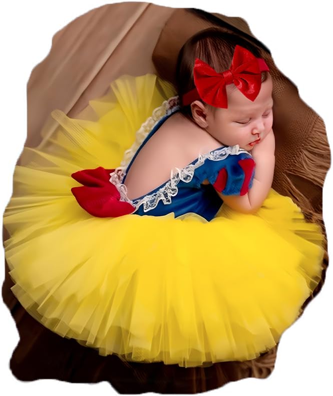Ylsteed Newborn Photography Props with Lace Romper