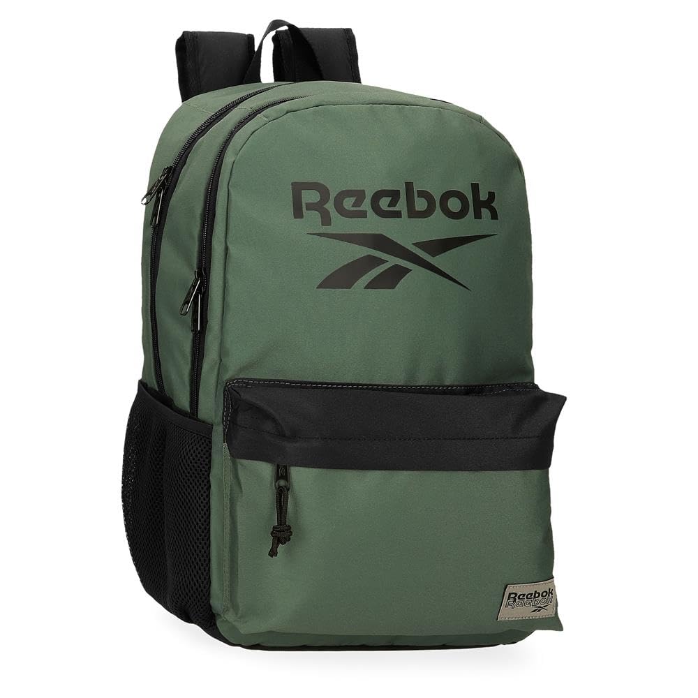 Reebok Darwin, mochila escolar, mochila azul y rosa, fabricada en poliéster, Tirantes anchos, ergonómicos y acolchados, varios compartimentos, de Joumma Bags