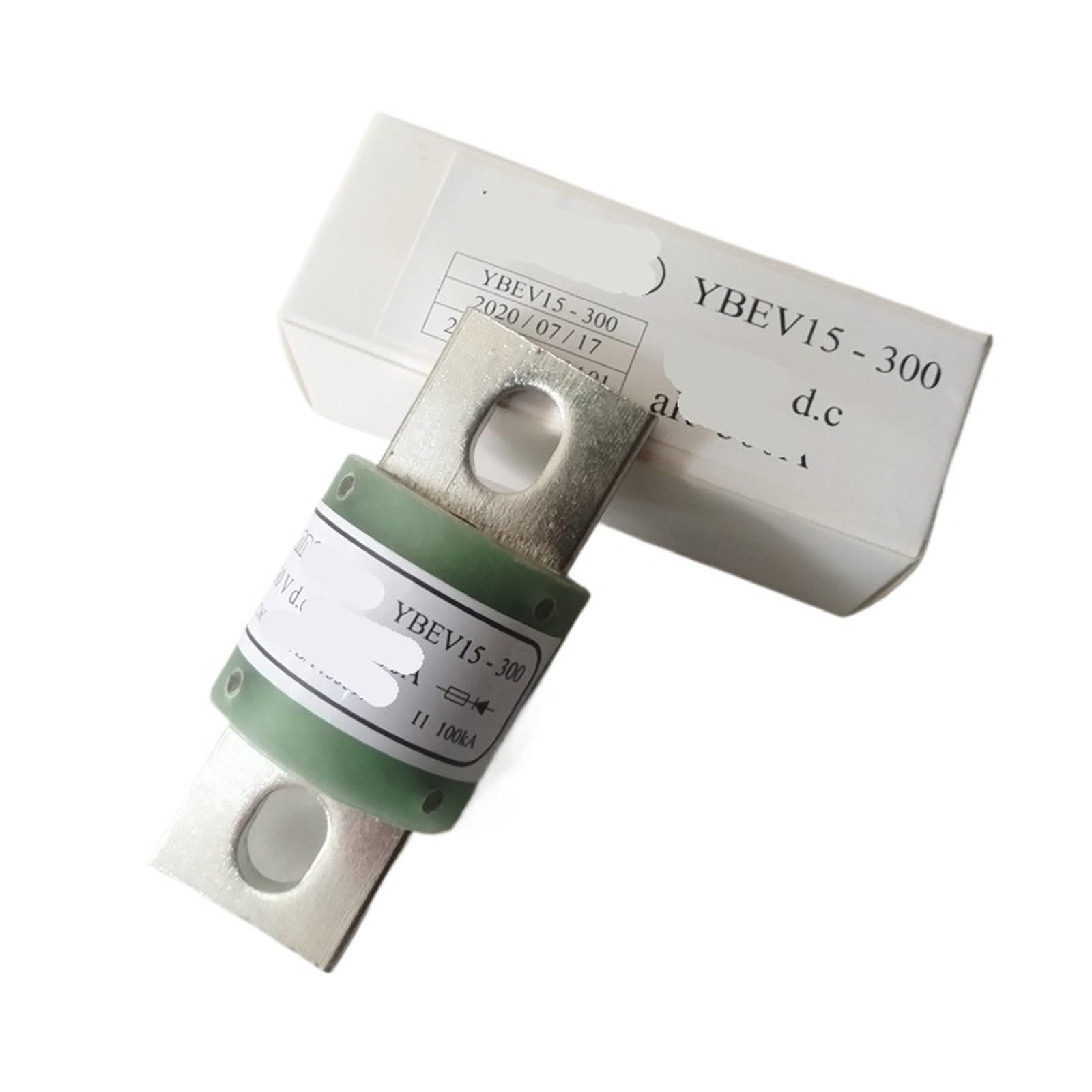 Fusible DC150V YBEV15-300A rapide de type CC pour la protection des circuits électriques