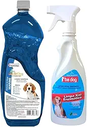 Kit 1 Limpa Xixi Enzimático Cachorro 500ml + 1 Desinfetante 2L - Marine - Be Dog