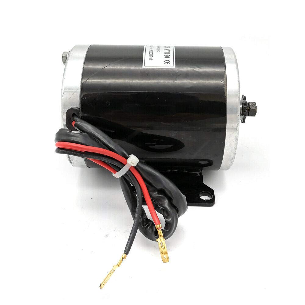 Motore a spazzola 800 W 36 V DC con centralina + pedale motore elettrico per bici elettrica Gokart