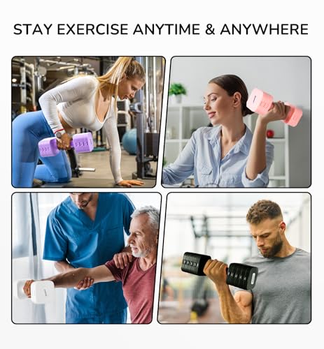 Image of 16LBS 20LBS Adjustable Dumbbell Set Dumbbells Sets Hand Weights for Women Men Free Weights Dumbbells Set Exercise Fitness dumbbell sets of 2 for Home Gym Workout Strength Training Equipments