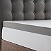 Lucid 3 Inch Ventilated Bamboo Charcoal Memory Foam Mattress Topper, CertiPUR-US Certified, Moisture and Odor Control-Queen