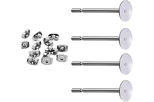 Earrings Posts Hypoallergenic Stainless Steel 400PCS