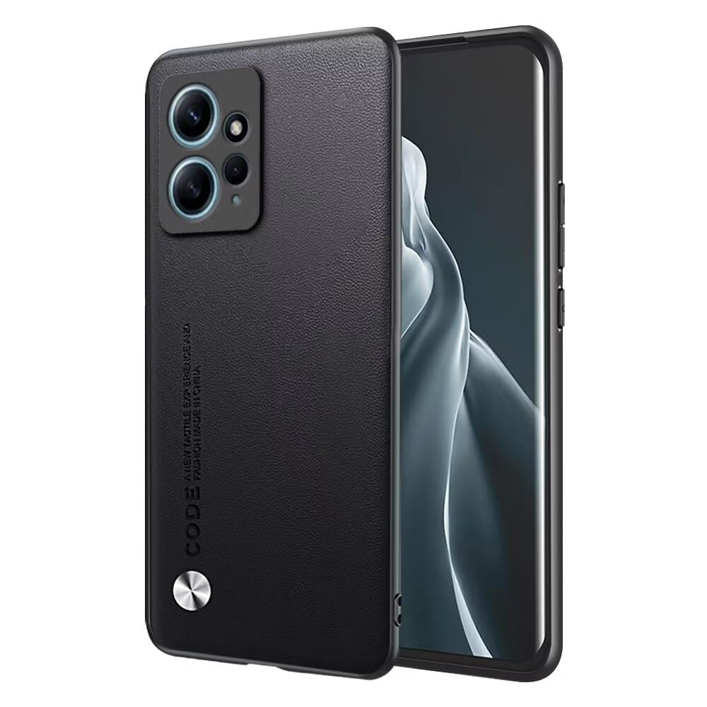 EASSGU Custodia In Pelle PU Per Redmi Note 12 Pro+ 5G / Note 12 Pro Plus - Stile Business, Anti-caduta - Colore Zaffiro - 3
